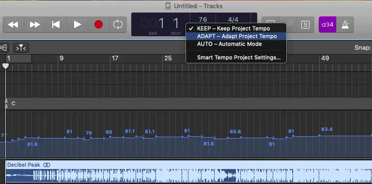 find the tempo of a song