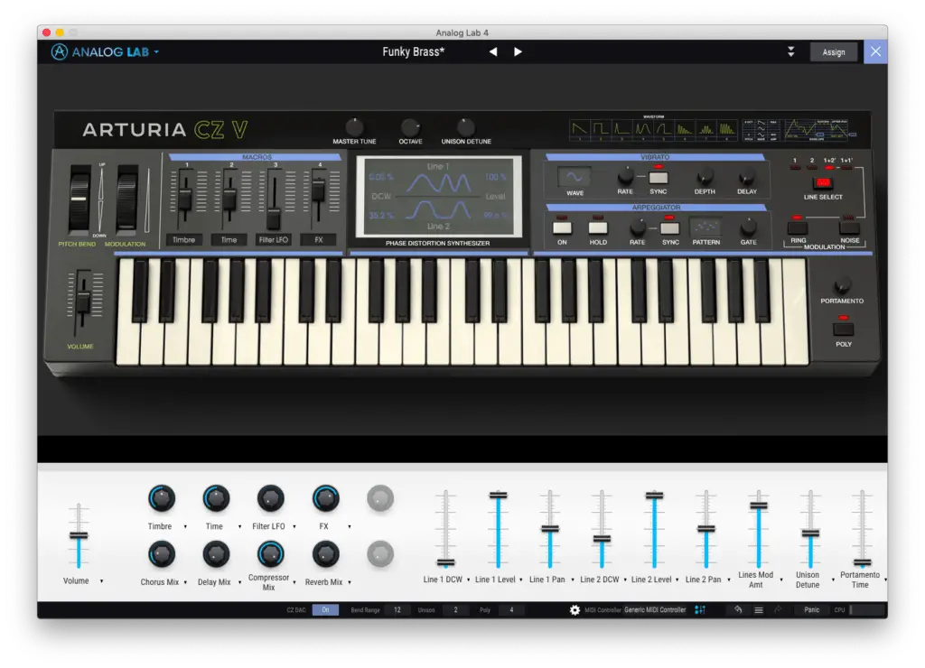 best way to record keyboard at home - arturia cz v