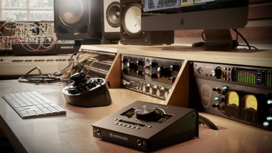 are universal audio interfaces worth it - apollo twin mkii environmental shot