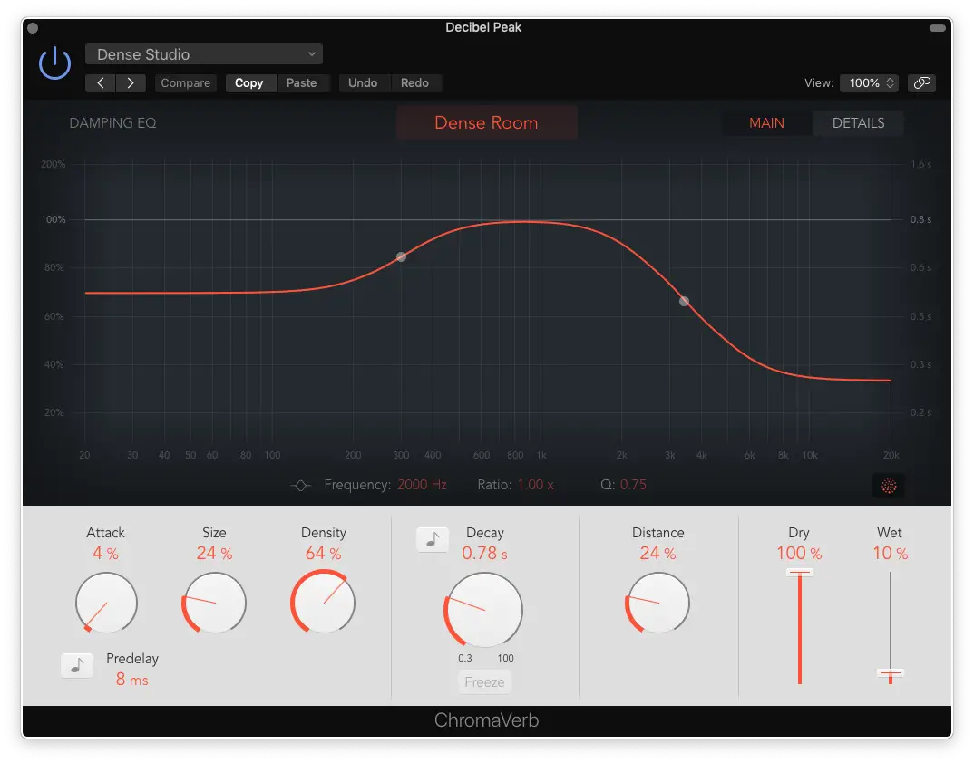 how to mix bass guitar in logic pro x - chromaverb settings for bass guitar