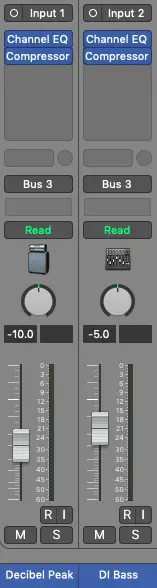 how to mix bass guitar in logic pro x - multi-tracking bass guitar