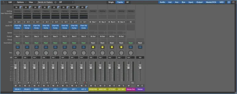 pro tools vs logic pro mixing