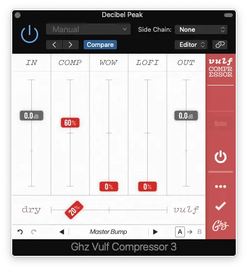 logic pro x vulf compressor mastering - Decibel Peak