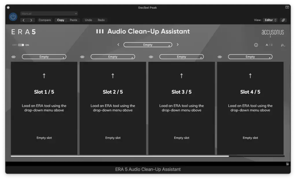 era 5 audio clean up assistant