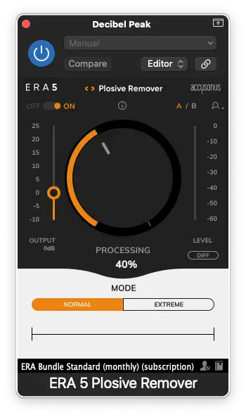 era 5 plosive remover - Decibel Peak