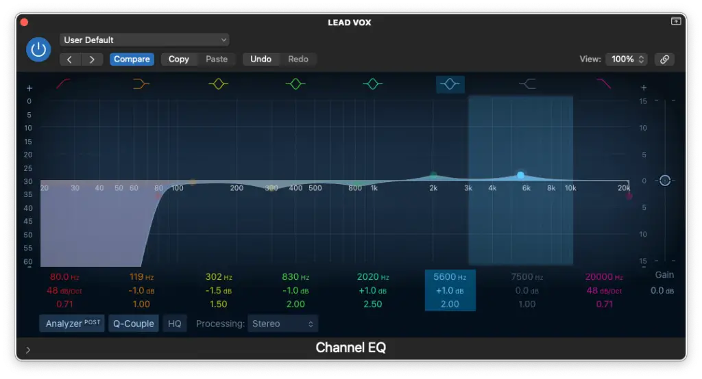 vocal eq 7 - Decibel Peak