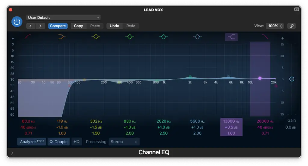 How To EQ Vocals in Logic Pro X (w/ Presets) Decibel Peak