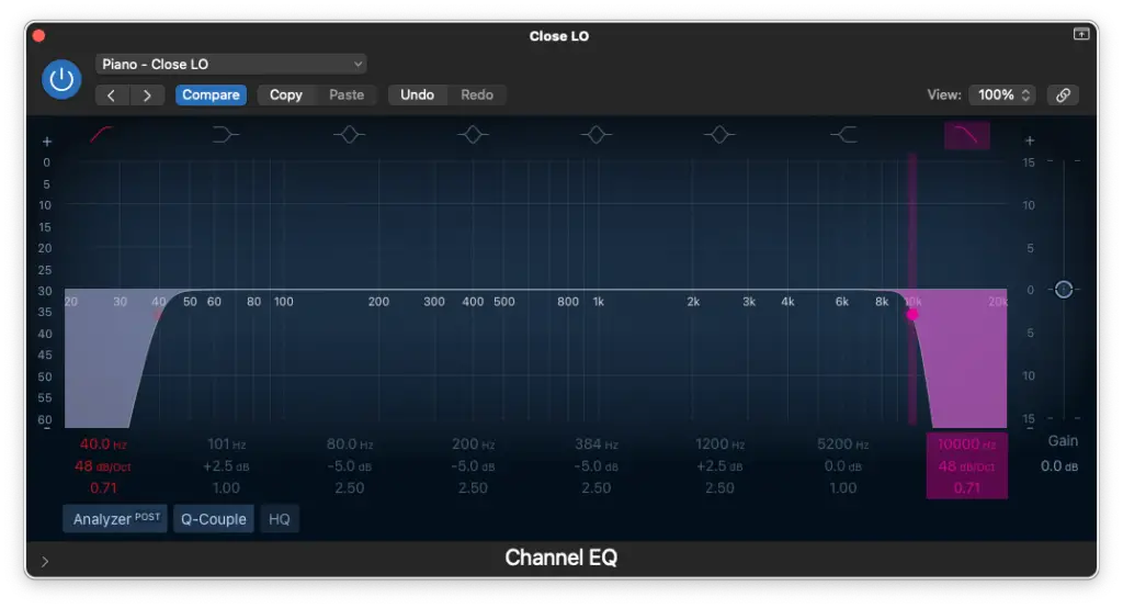 advanced piano eq step 2 - Decibel Peak