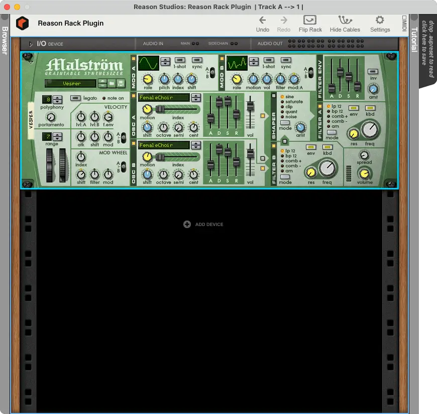 malstrom graintable synthesizer - Decibel Peak