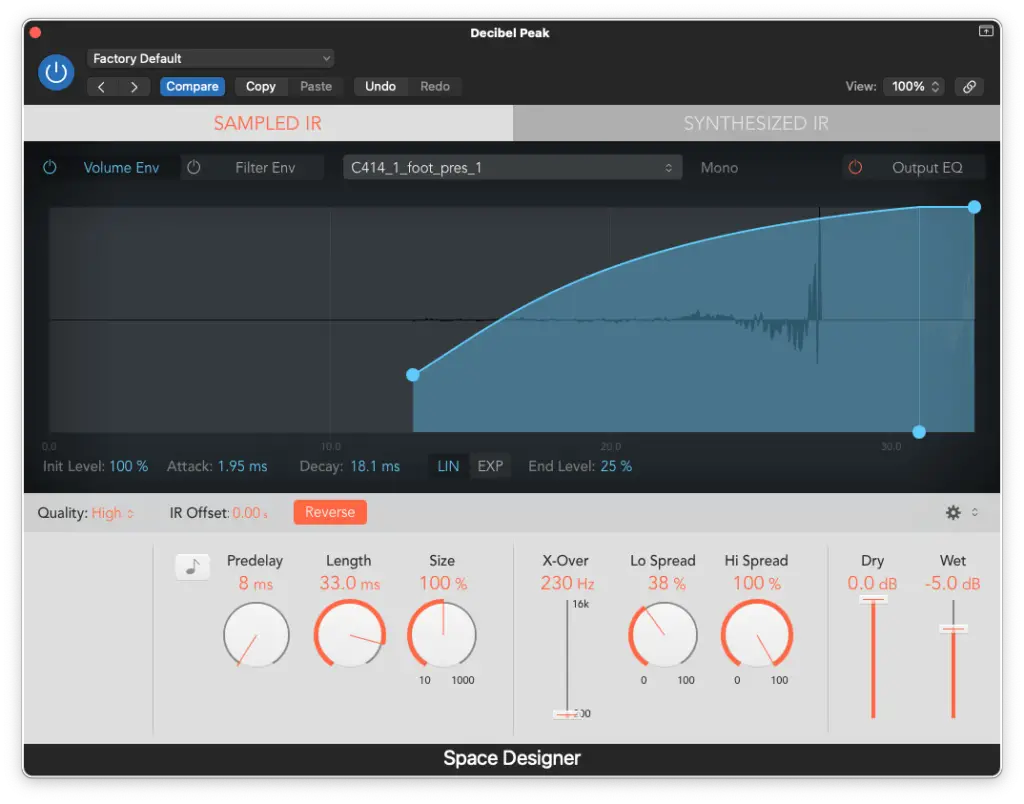 step 4 - Decibel Peak