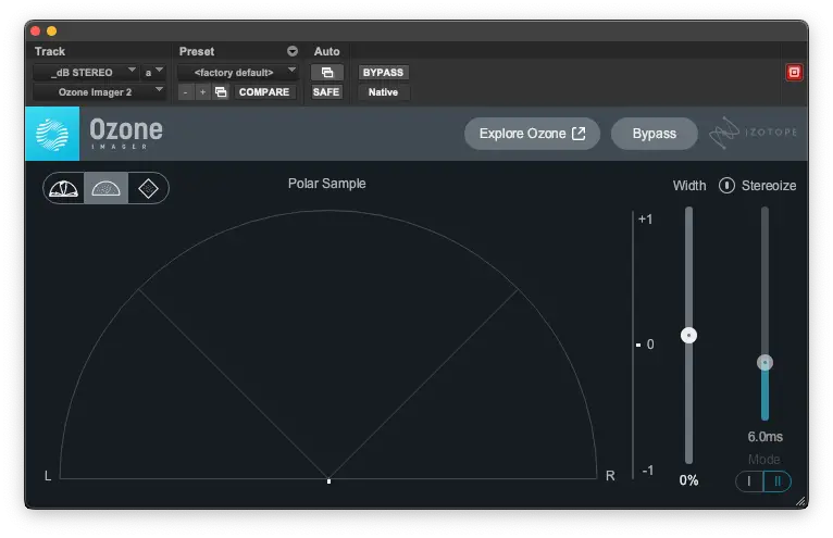 izotope ozone imager - Decibel Peak