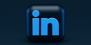 Linkedin Icon in 3D